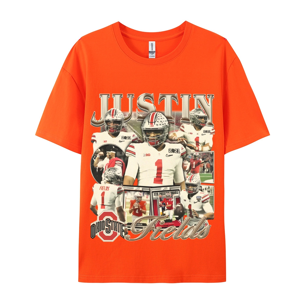Unisex-Adult Ultra Cotton T-Shirt Graphic JUSTIN FIELDS - OSU TEE