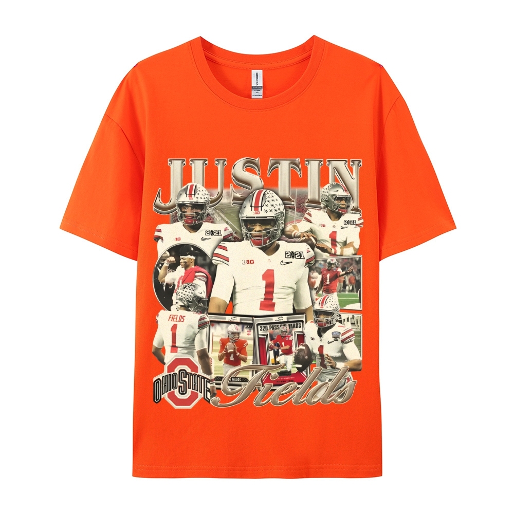 Unisex-Adult Ultra Cotton T-Shirt Graphic JUSTIN FIELDS - OSU TEE
