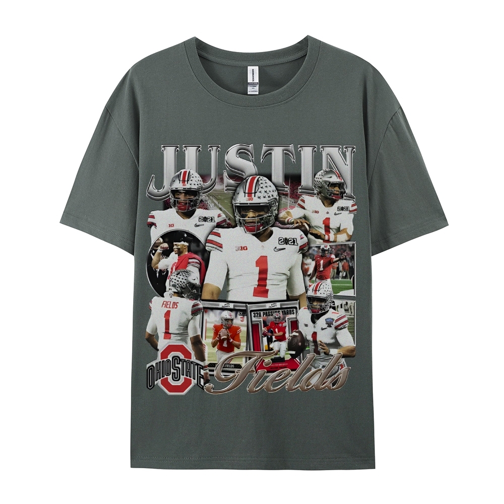 Unisex-Adult Ultra Cotton T-Shirt Graphic JUSTIN FIELDS - OSU TEE
