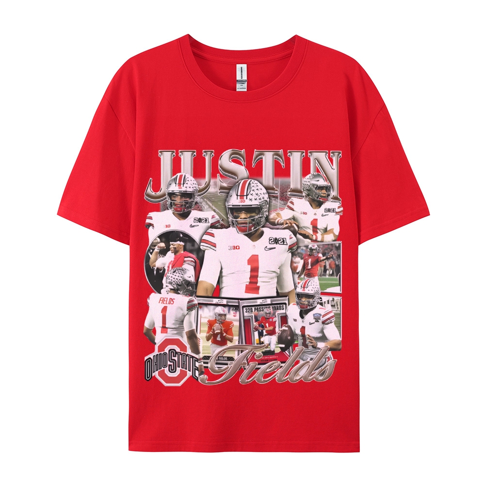 Unisex-Adult Ultra Cotton T-Shirt Graphic JUSTIN FIELDS - OSU TEE