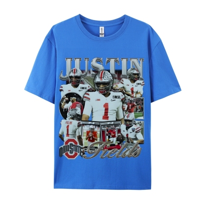 Unisex-Adult Ultra Cotton T-Shirt Graphic JUSTIN FIELDS - OSU TEE