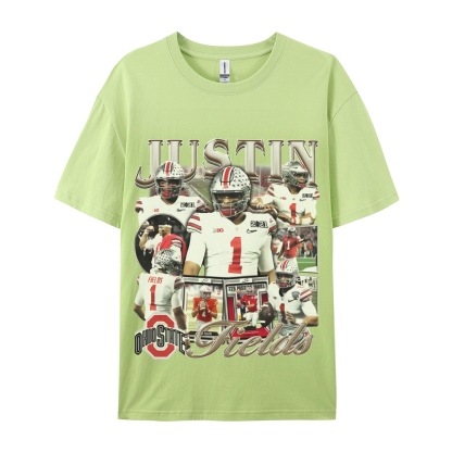 Unisex-Adult Ultra Cotton T-Shirt Graphic JUSTIN FIELDS - OSU TEE