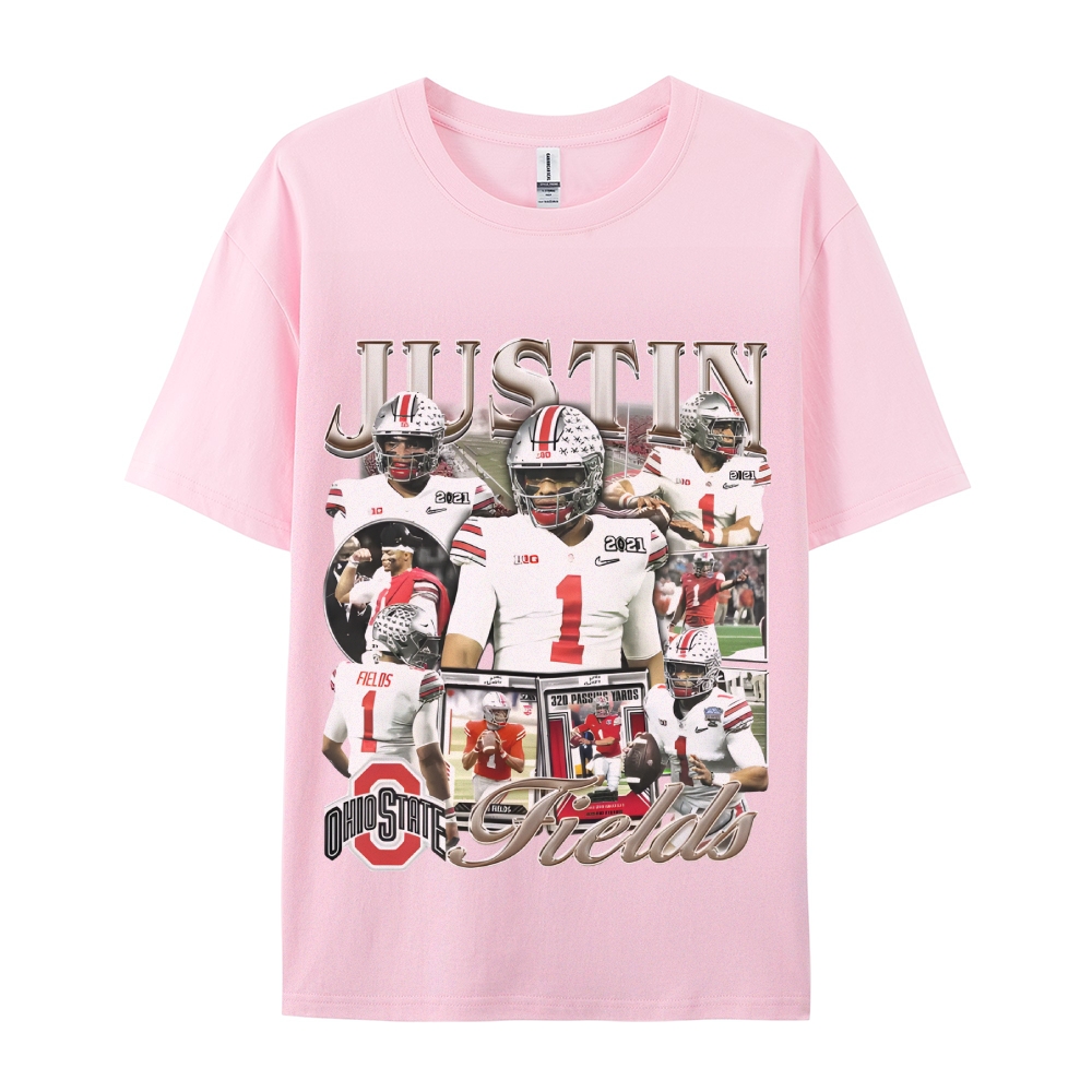 Unisex-Adult Ultra Cotton T-Shirt Graphic JUSTIN FIELDS - OSU TEE