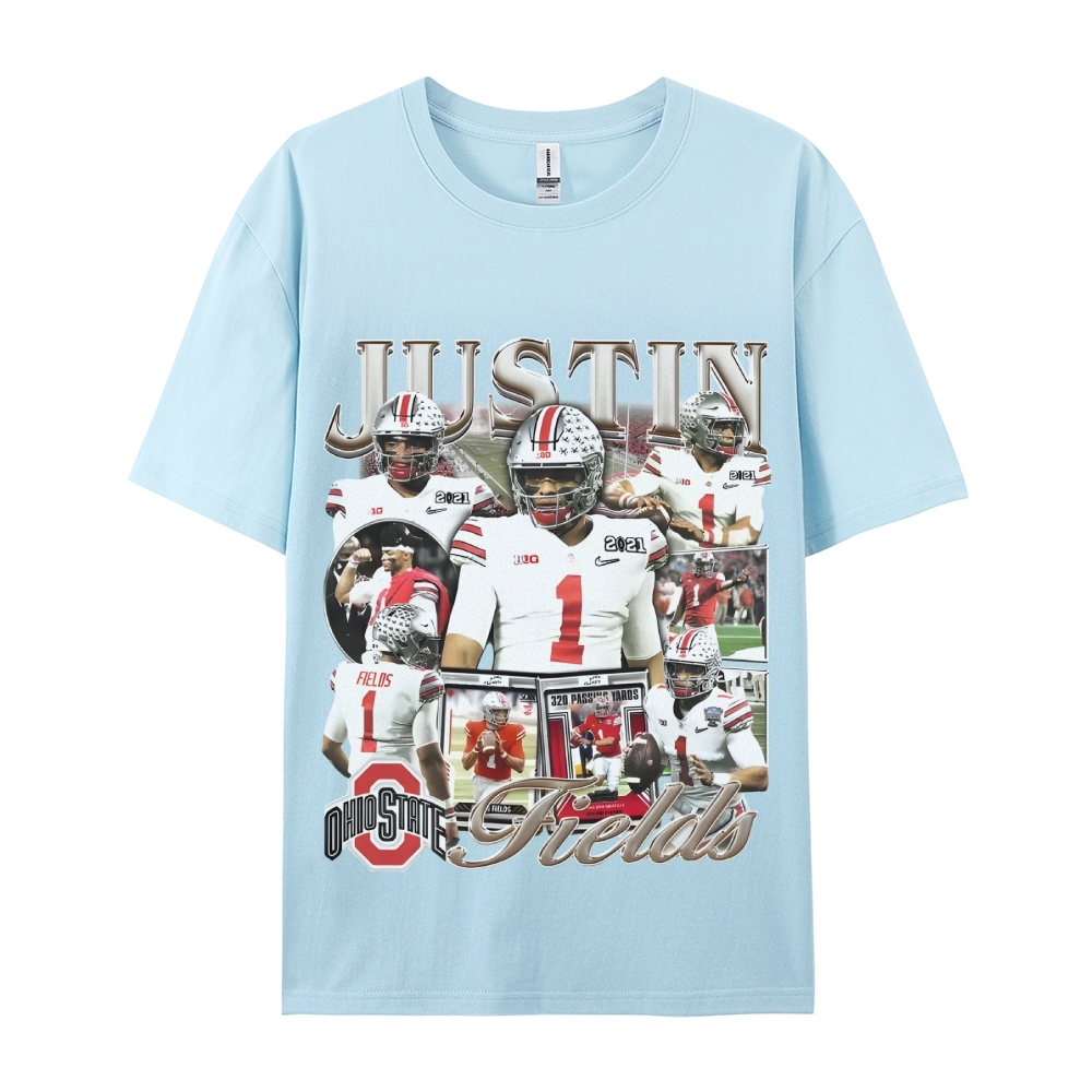 Unisex-Adult Ultra Cotton T-Shirt Graphic JUSTIN FIELDS - OSU TEE