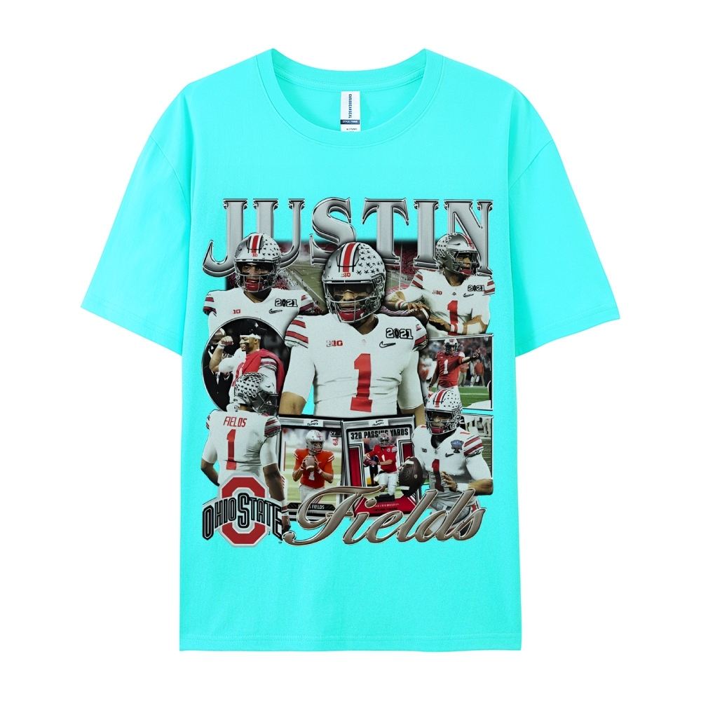 Unisex-Adult Ultra Cotton T-Shirt Graphic JUSTIN FIELDS - OSU TEE