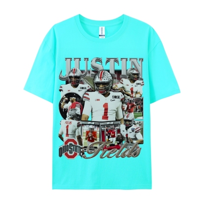 Unisex-Adult Ultra Cotton T-Shirt Graphic JUSTIN FIELDS - OSU TEE