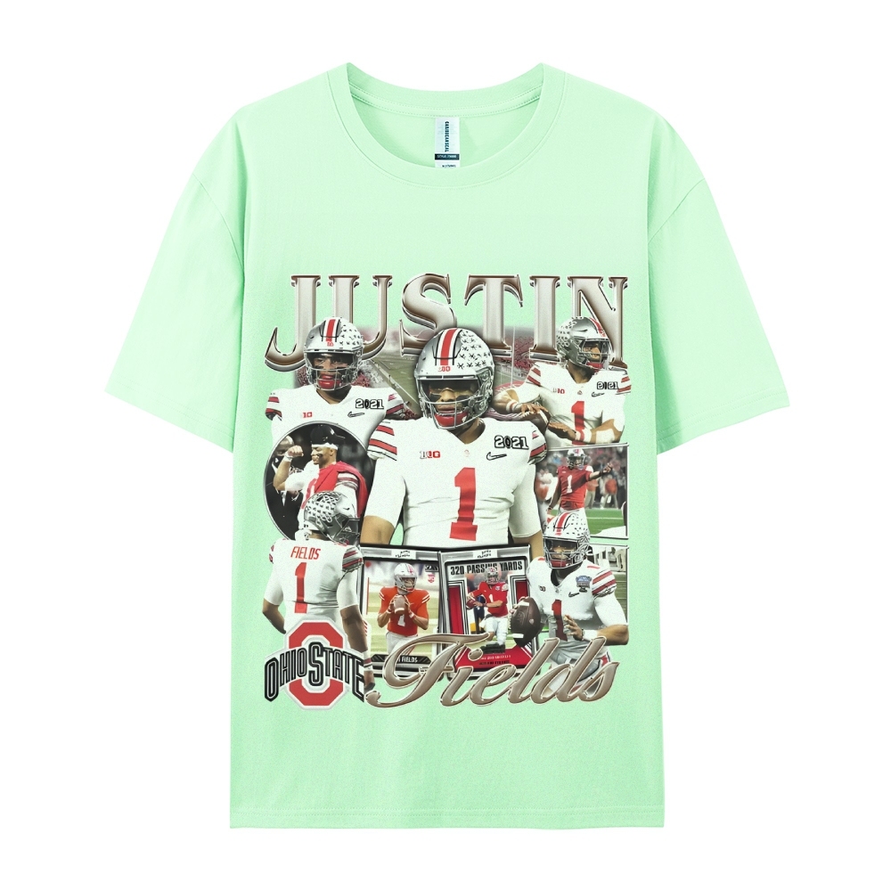 Unisex-Adult Ultra Cotton T-Shirt Graphic JUSTIN FIELDS - OSU TEE