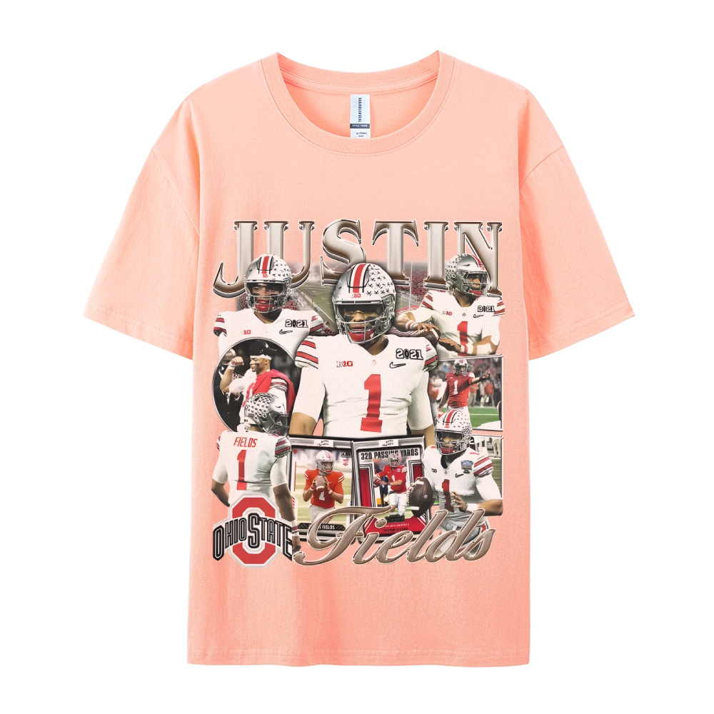 Unisex-Adult Ultra Cotton T-Shirt Graphic JUSTIN FIELDS - OSU TEE