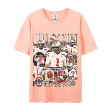 Unisex-Adult Ultra Cotton T-Shirt Graphic JUSTIN FIELDS - OSU TEE
