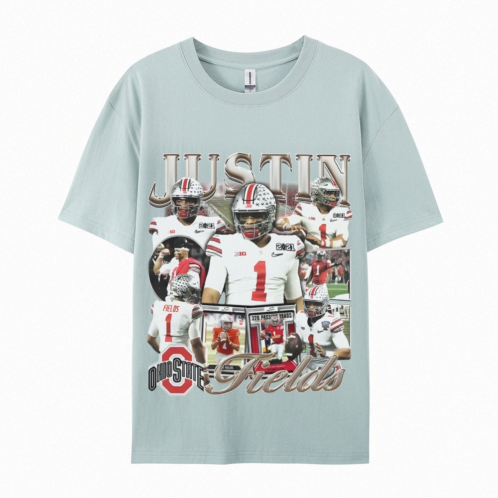 Unisex-Adult Ultra Cotton T-Shirt Graphic JUSTIN FIELDS - OSU TEE