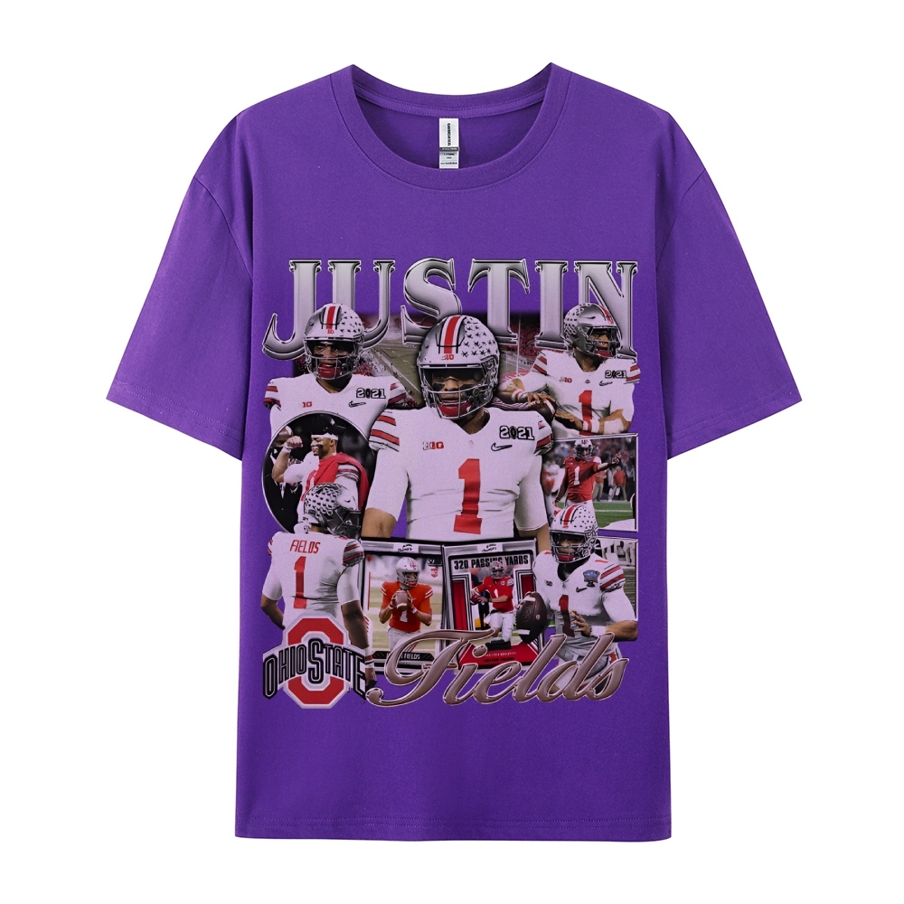 Unisex-Adult Ultra Cotton T-Shirt Graphic JUSTIN FIELDS - OSU TEE