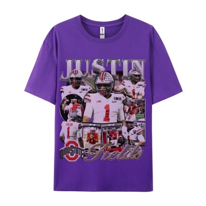 Unisex-Adult Ultra Cotton T-Shirt Graphic JUSTIN FIELDS - OSU TEE