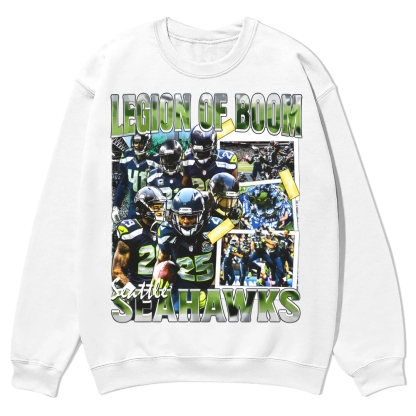 SEAHAWKS Casual Crewneck Sweatshirt