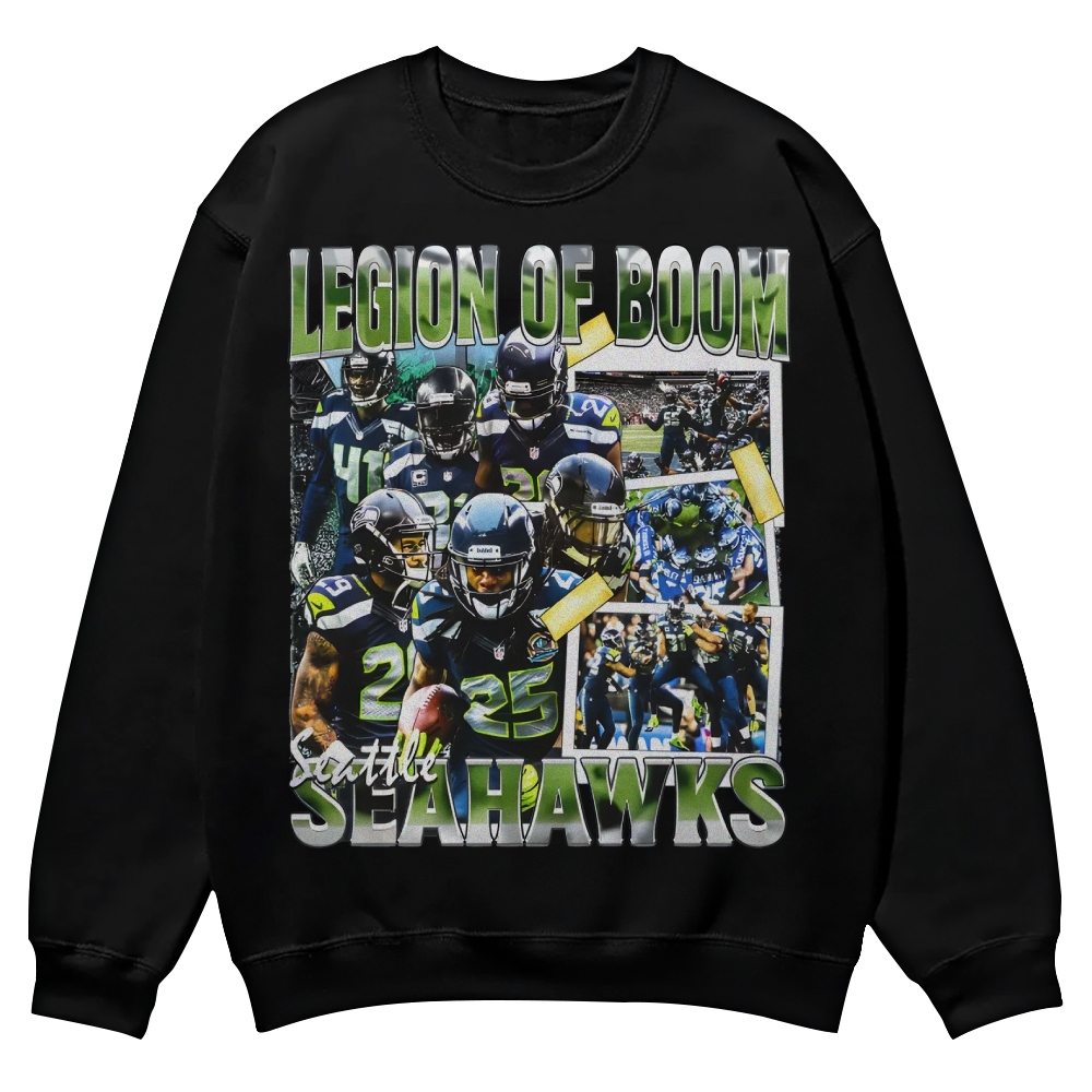 SEAHAWKS Casual Crewneck Sweatshirt