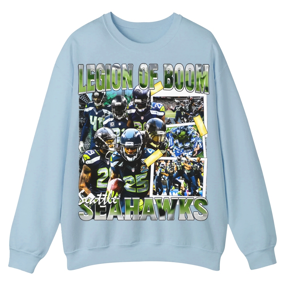 SEAHAWKS Casual Crewneck Sweatshirt