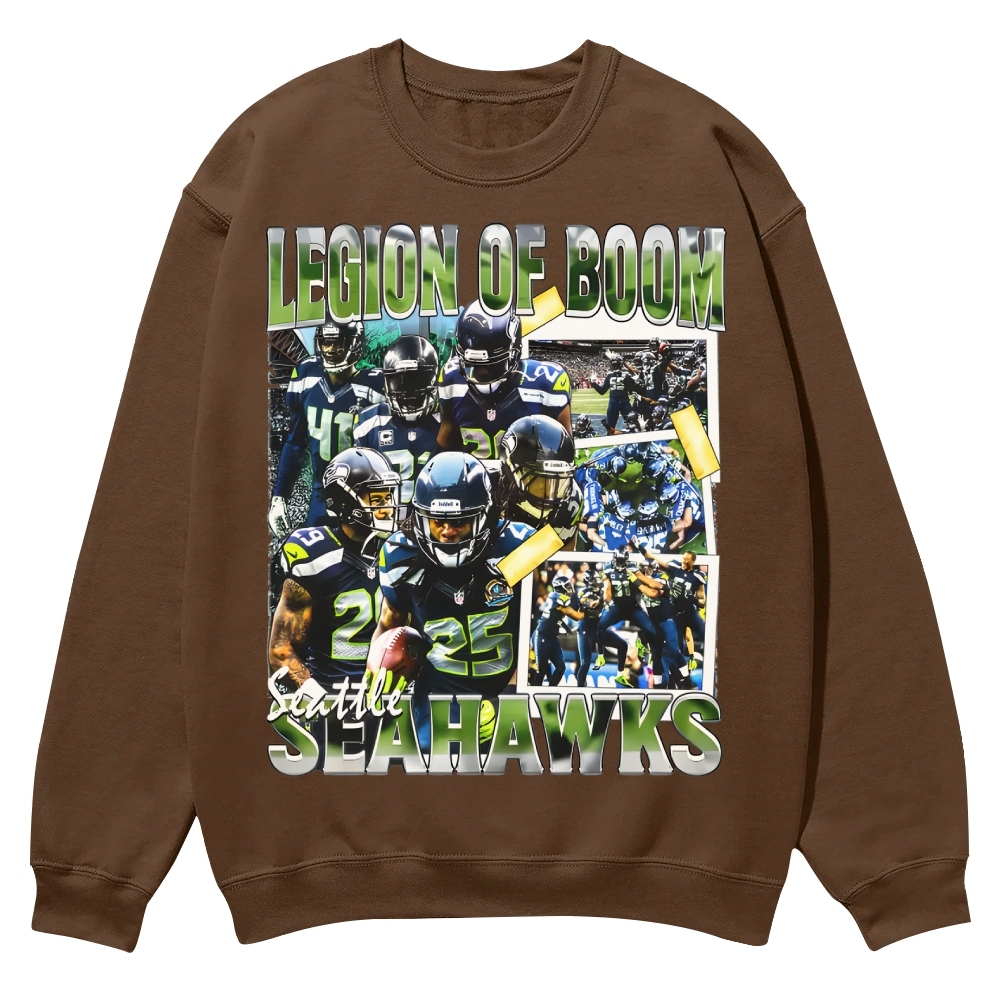 SEAHAWKS Casual Crewneck Sweatshirt