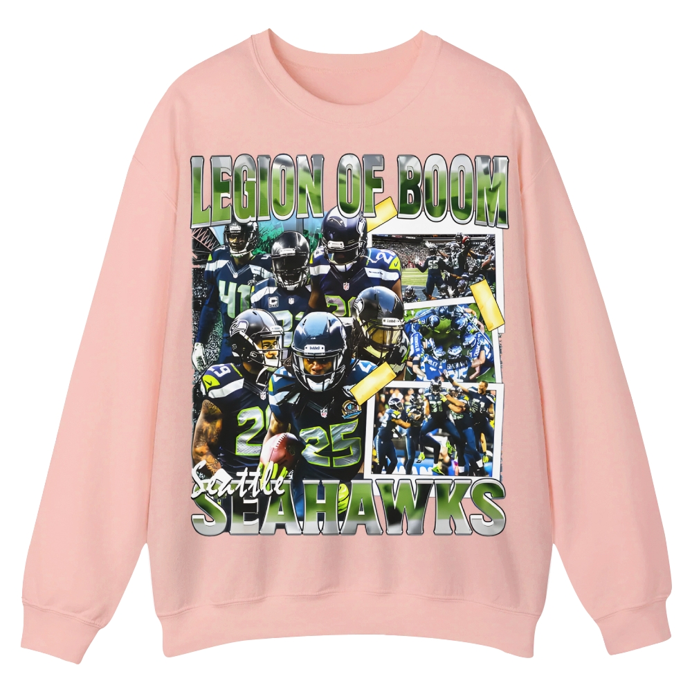 SEAHAWKS Casual Crewneck Sweatshirt