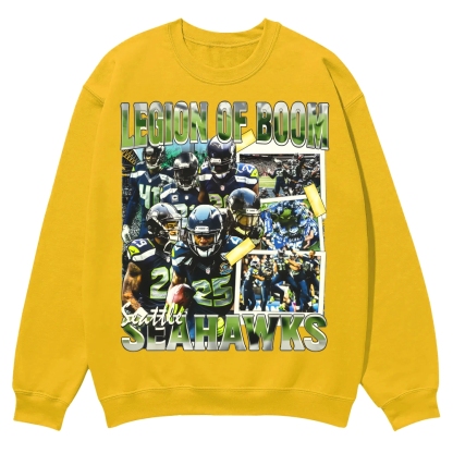 SEAHAWKS Casual Crewneck Sweatshirt