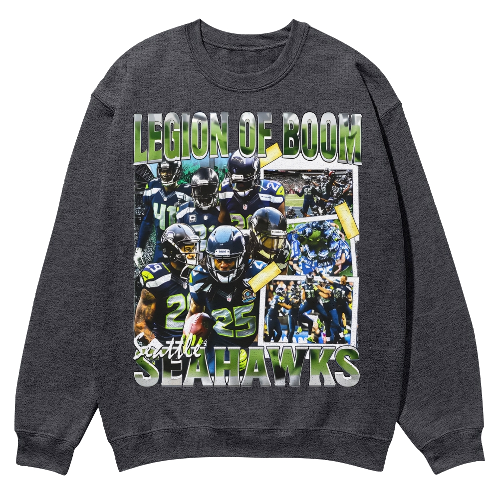SEAHAWKS Casual Crewneck Sweatshirt