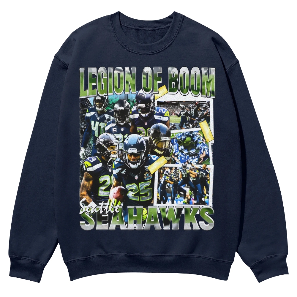 SEAHAWKS Casual Crewneck Sweatshirt