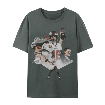 Unisex-Adult Ultra Cotton T-Shirt Graphic Tom Brady 2024 TEE