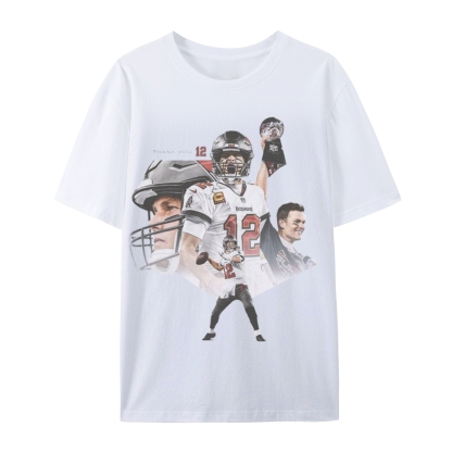Unisex-Adult Ultra Cotton T-Shirt Graphic Tom Brady 2024 TEE