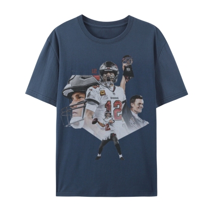 Unisex-Adult Ultra Cotton T-Shirt Graphic Tom Brady 2024 TEE