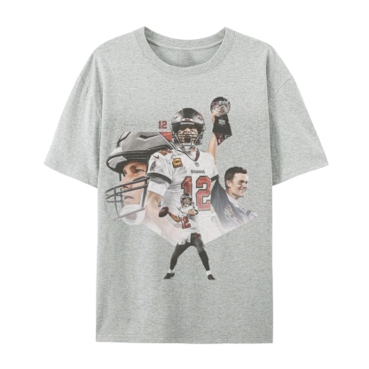 Unisex-Adult Ultra Cotton T-Shirt Graphic Tom Brady 2024 TEE