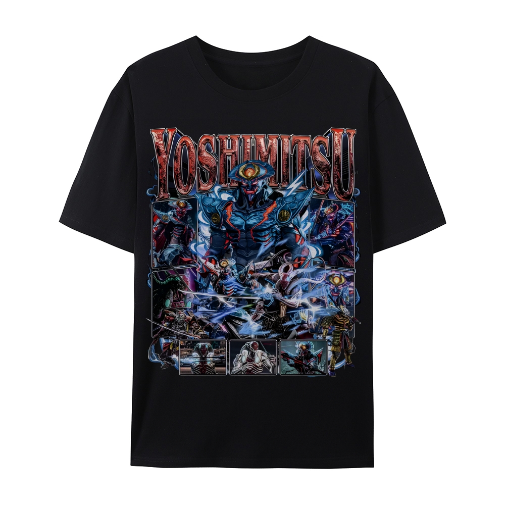 Unisex-Adult Ultra Cotton Washed T-Shirt Graphic Yoshimitsu