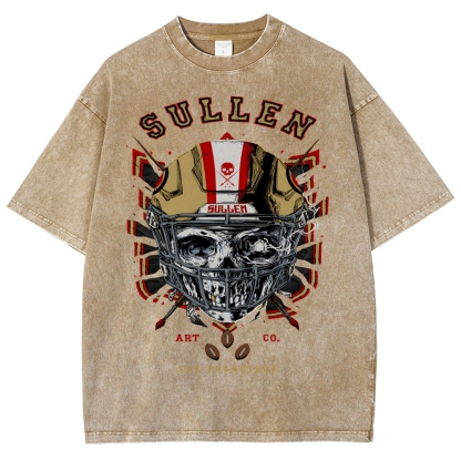 Unisex Fit Washed T-Shirt Graphic SULLEN SAN FRANCISCO TEE