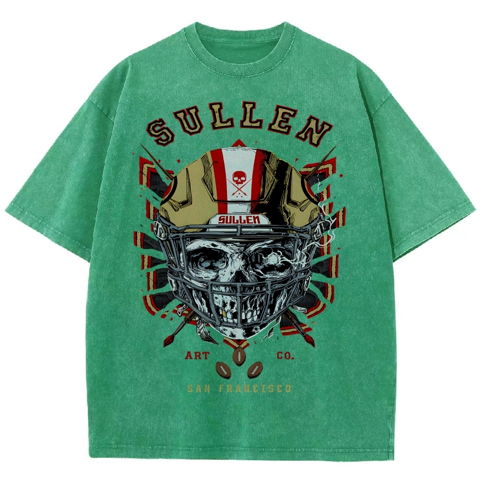 Unisex Fit Washed T-Shirt Graphic SULLEN SAN FRANCISCO TEE