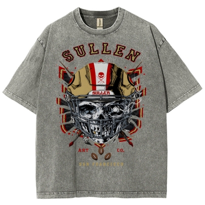 Unisex Fit Washed T-Shirt Graphic SULLEN SAN FRANCISCO TEE