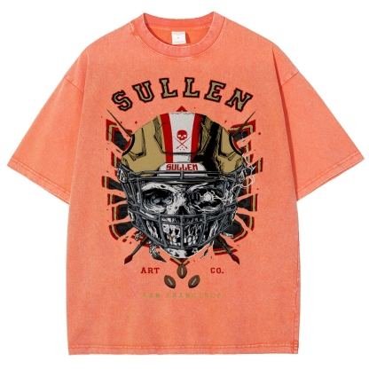 Unisex Fit Washed T-Shirt Graphic SULLEN SAN FRANCISCO TEE