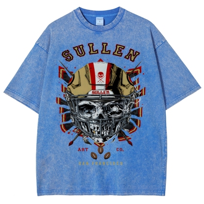 Unisex Fit Washed T-Shirt Graphic SULLEN SAN FRANCISCO TEE