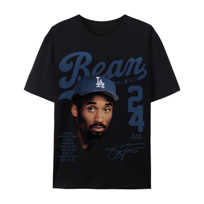 Kobe Bryant 24 Tee Mamba Mentality Unisex Cotton T-shirts