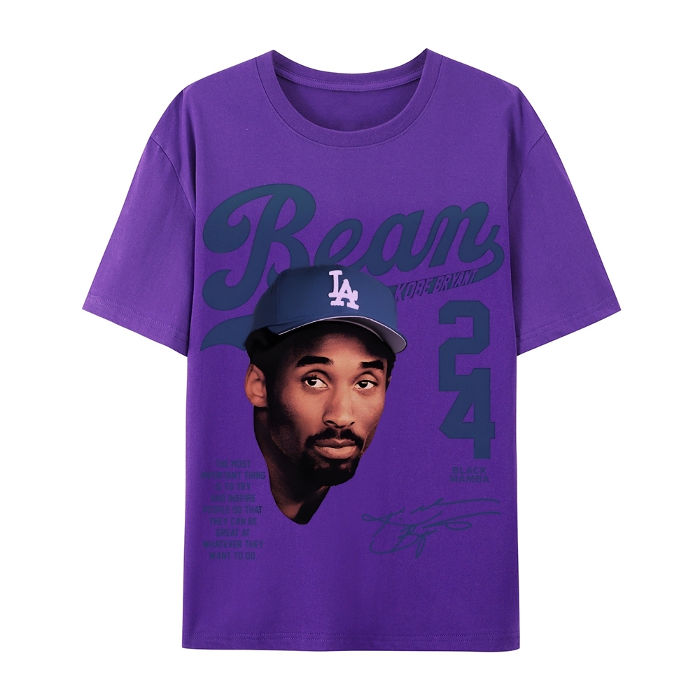 Kobe Bryant 24 Tee Mamba Mentality Unisex Cotton T-shirts