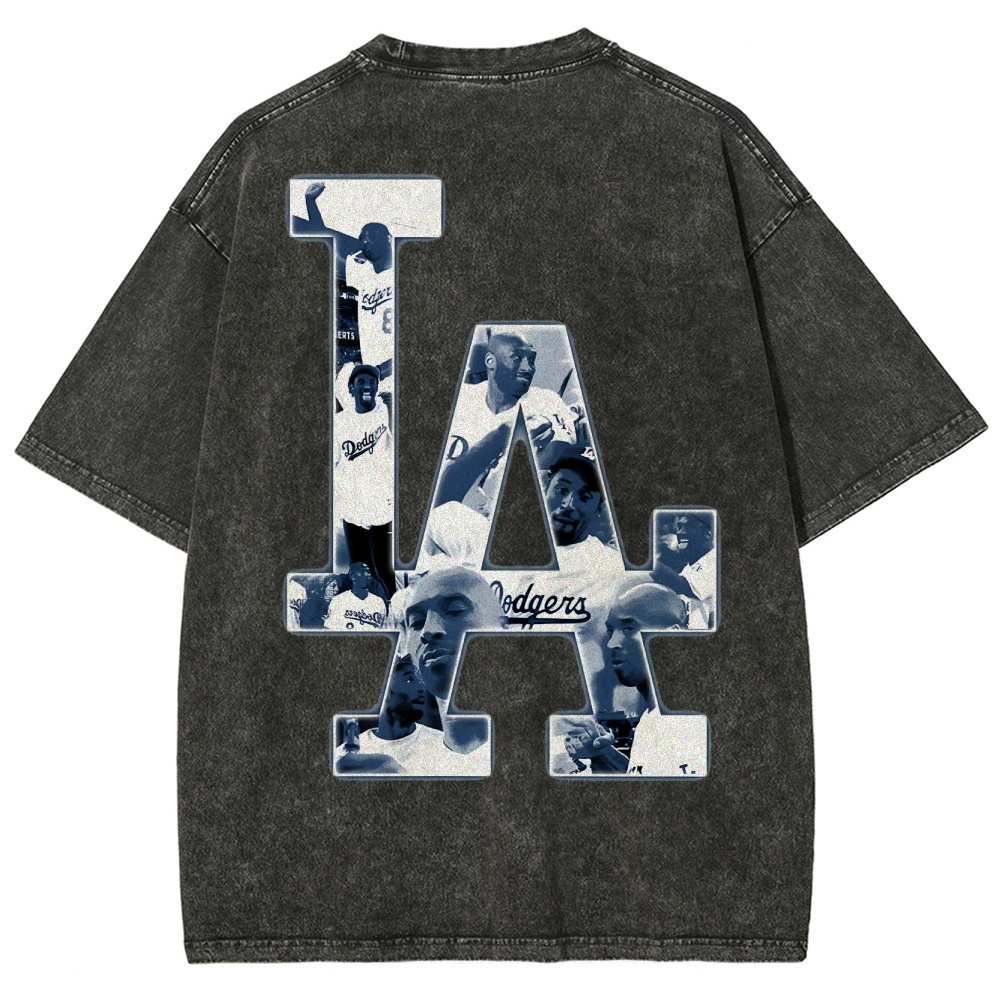 Kobe Bryant 24 Tee Mamba Mentality Unisex Washed Cotton T-shirts