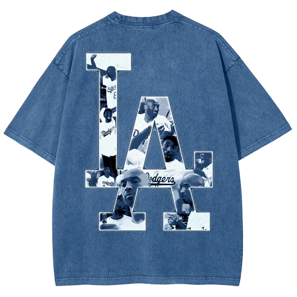 Kobe Bryant 24 Tee Mamba Mentality Unisex Washed Cotton T-shirts