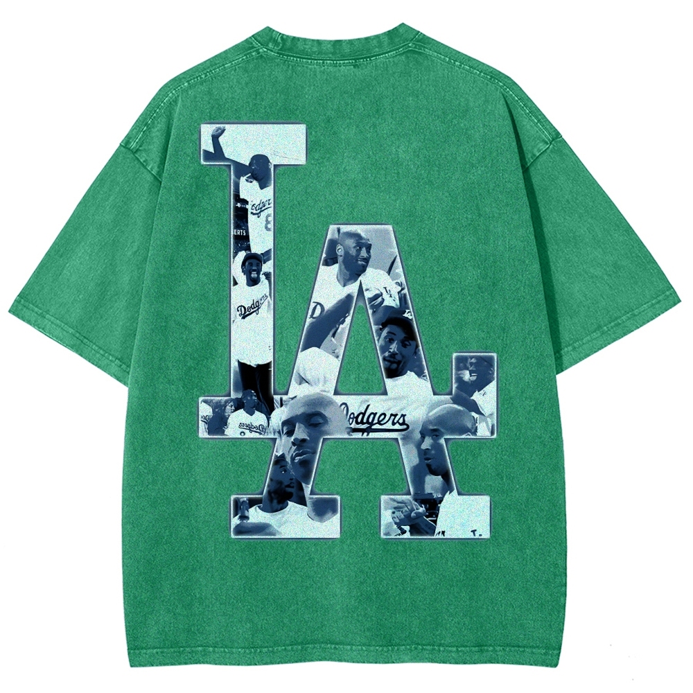 Kobe Bryant 24 Tee Mamba Mentality Unisex Washed Cotton T-shirts