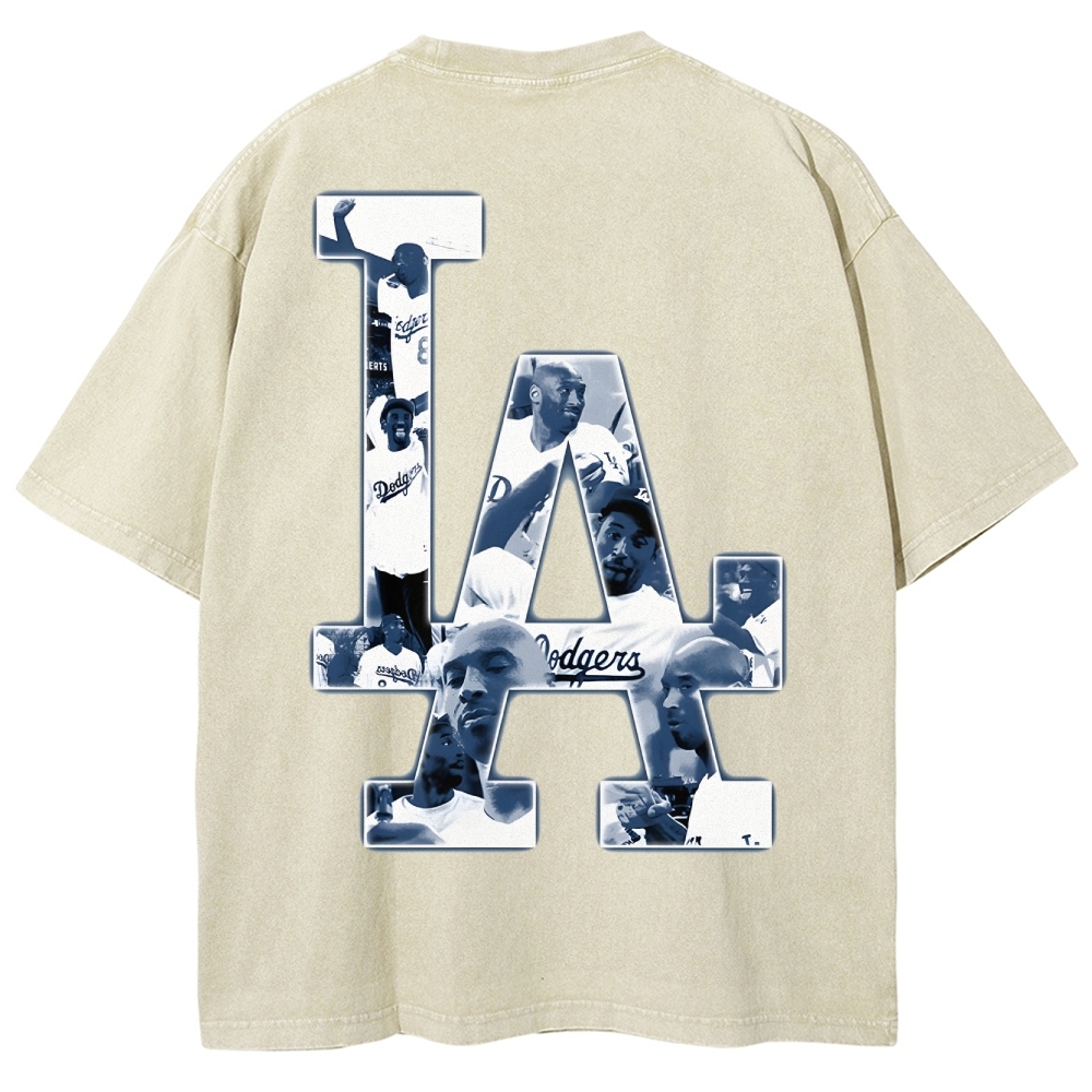 Kobe Bryant 24 Tee Mamba Mentality Unisex Washed Cotton T-shirts