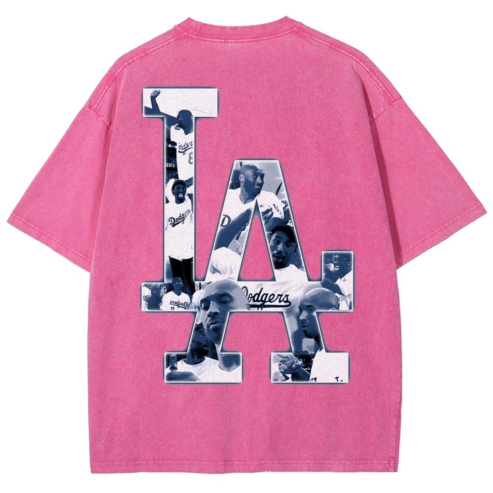 Kobe Bryant 24 Tee Mamba Mentality Unisex Washed Cotton T-shirts