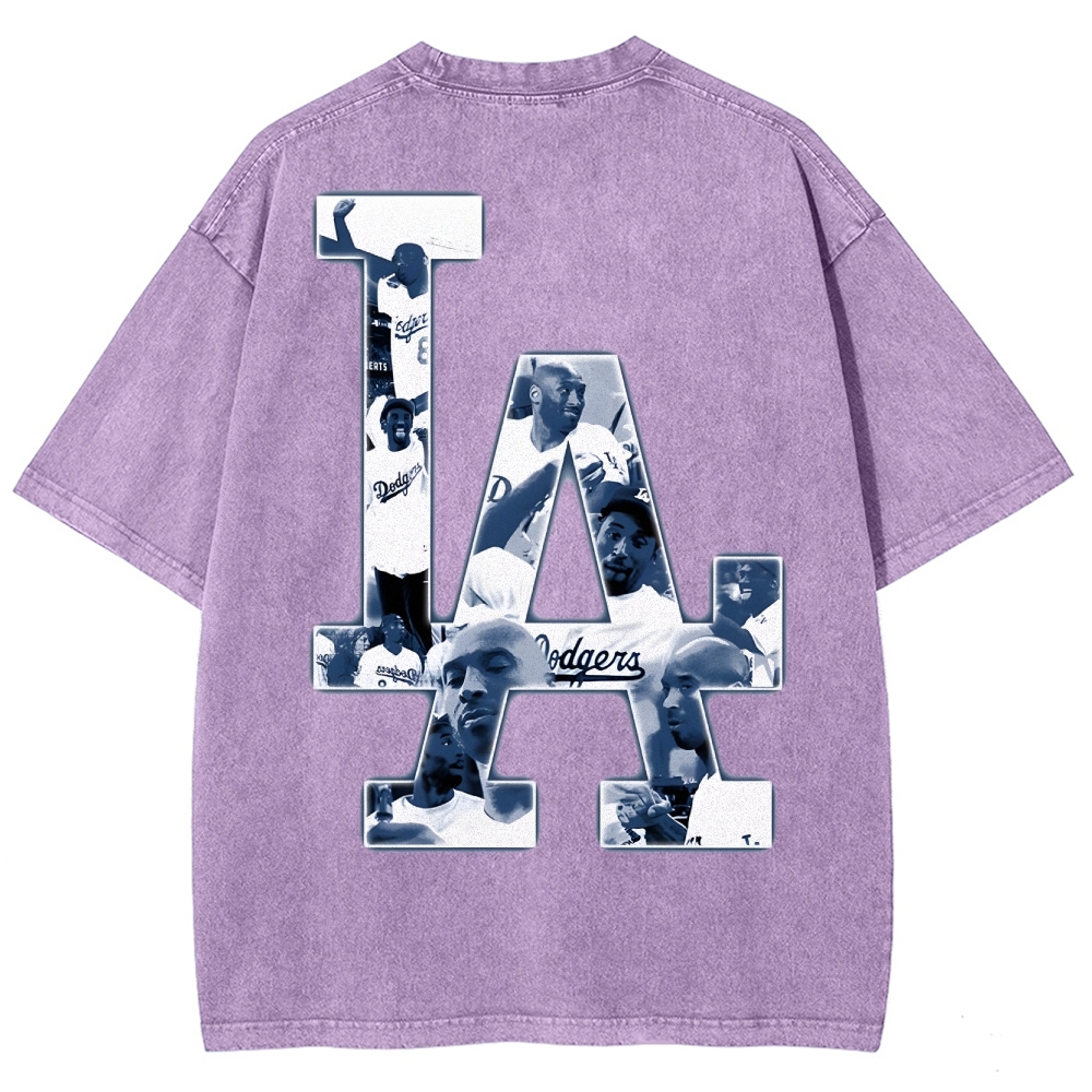 Kobe Bryant 24 Tee Mamba Mentality Unisex Washed Cotton T-shirts