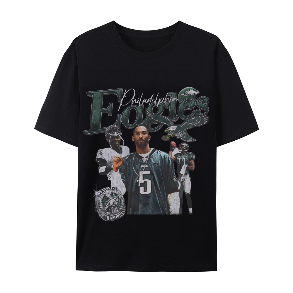 Casual Short Sleeve T-Shirt Philadelphia Eagles TEE