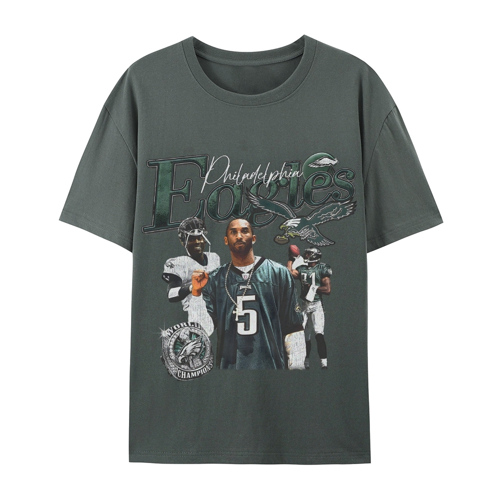 Casual Short Sleeve T-Shirt  Philadelphia Eagles TEE