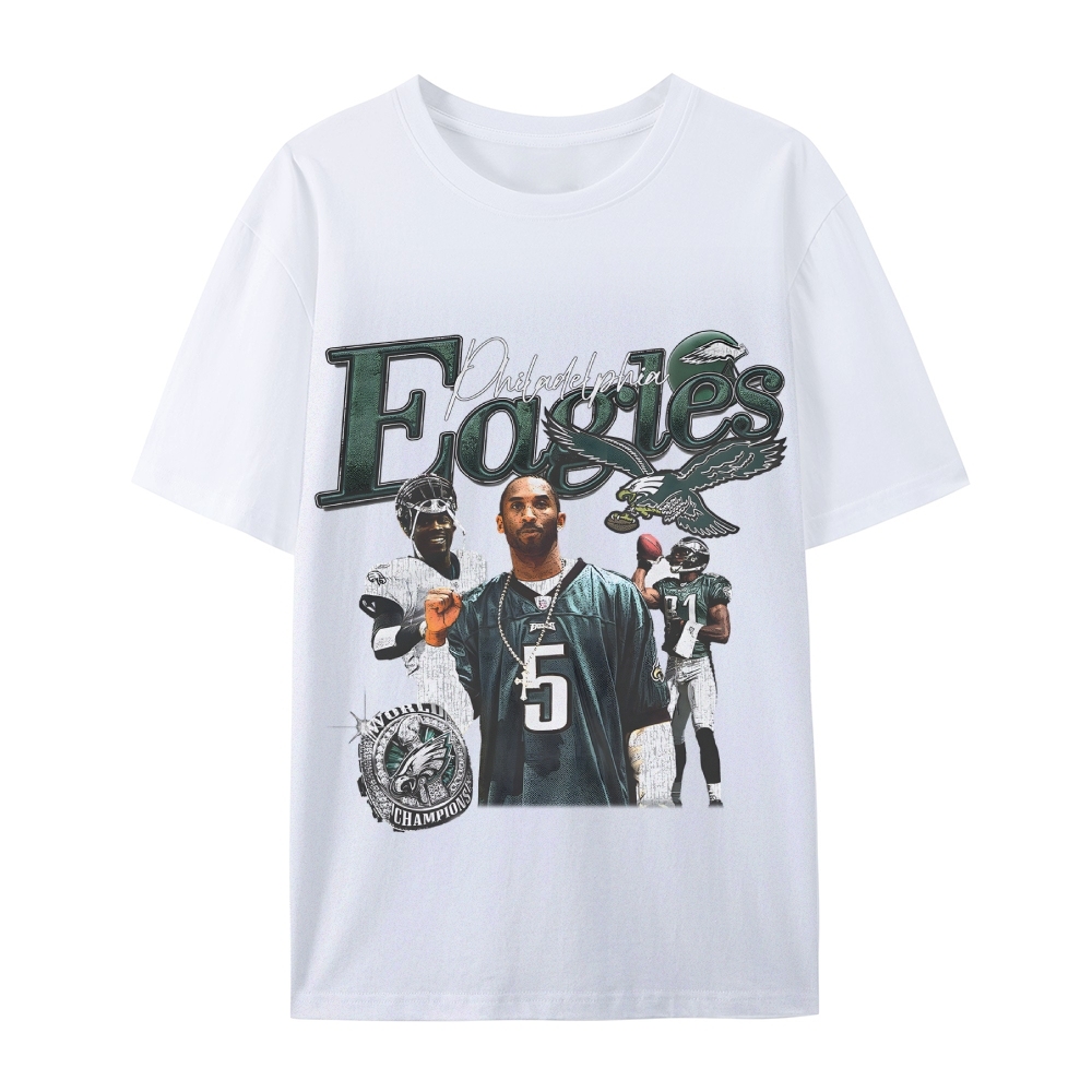 Casual Short Sleeve T-Shirt  Philadelphia Eagles TEE