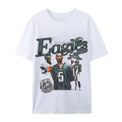 Casual Short Sleeve T-Shirt  Philadelphia Eagles TEE