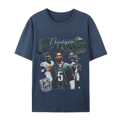 Casual Short Sleeve T-Shirt  Philadelphia Eagles TEE