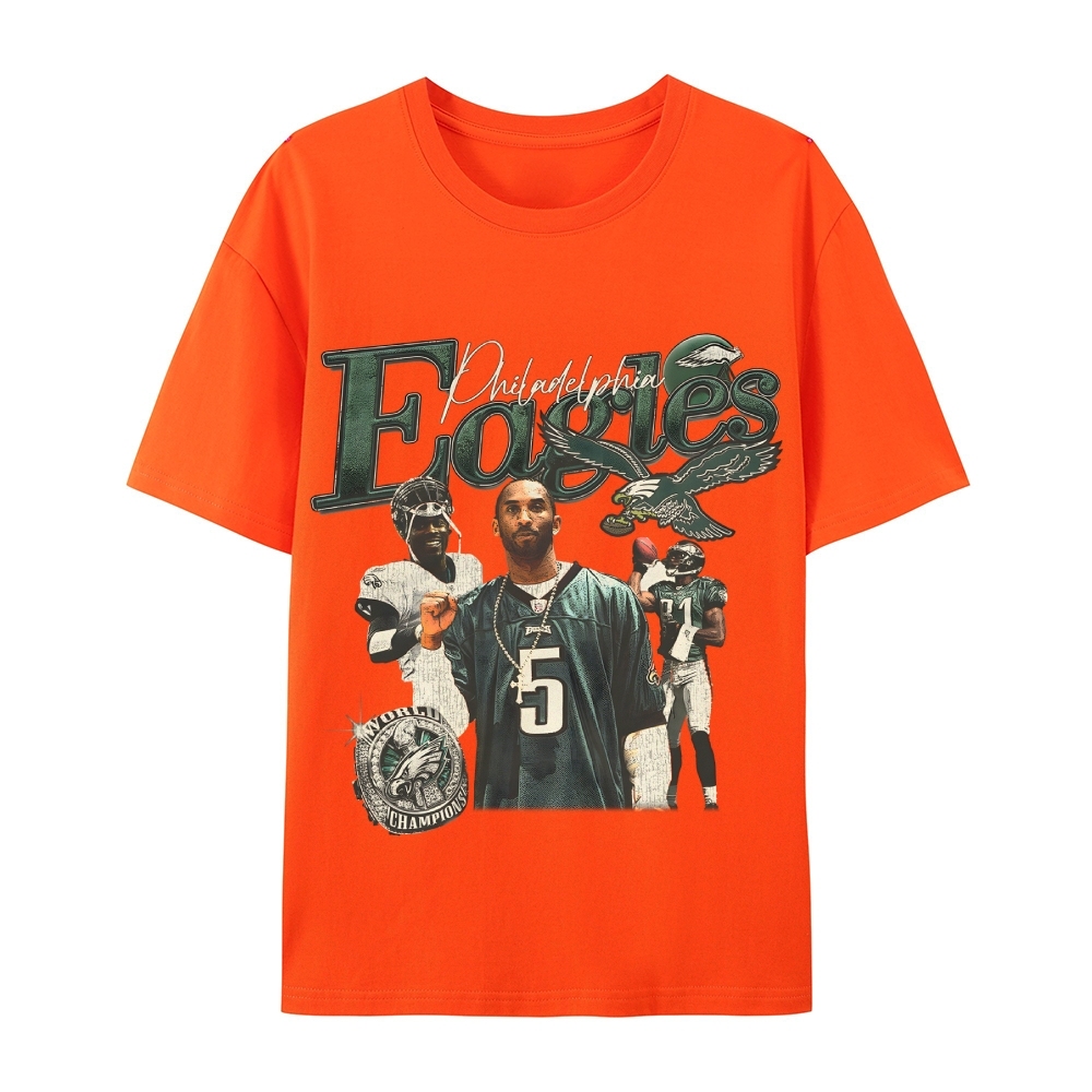 Casual Short Sleeve T-Shirt  Philadelphia Eagles TEE