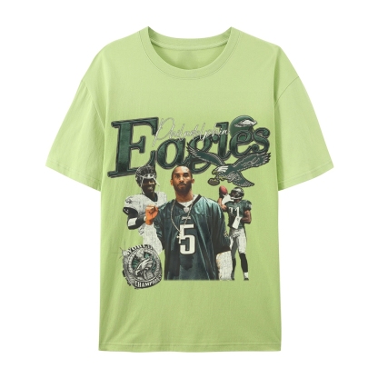 Casual Short Sleeve T-Shirt  Philadelphia Eagles TEE