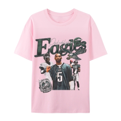 Casual Short Sleeve T-Shirt  Philadelphia Eagles TEE